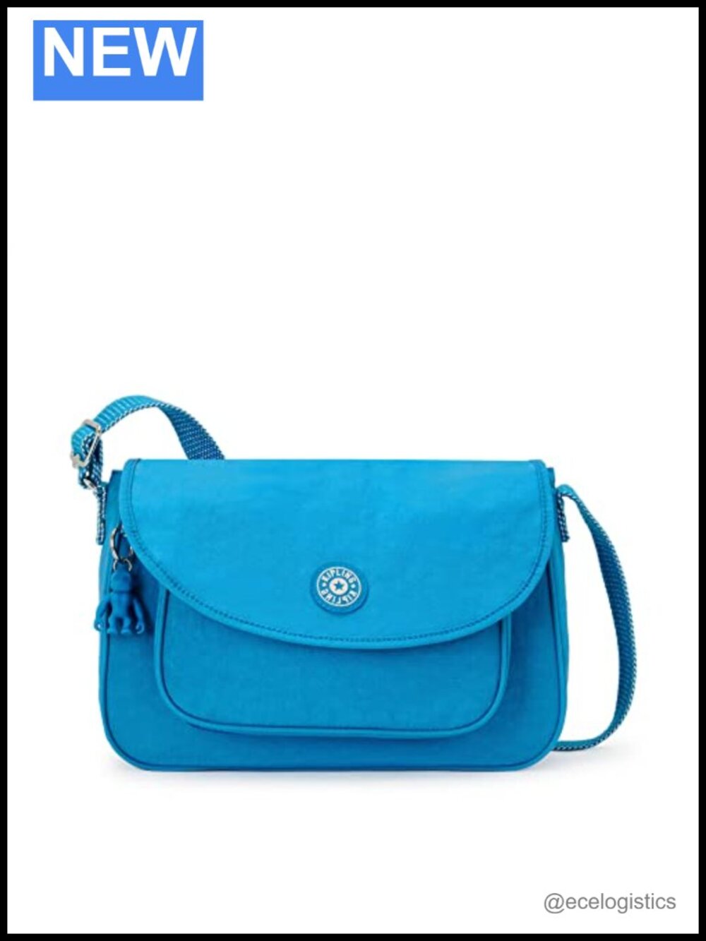Kipling Sunita Crossbody Bag Nylon Adjustable Strap Lightweight